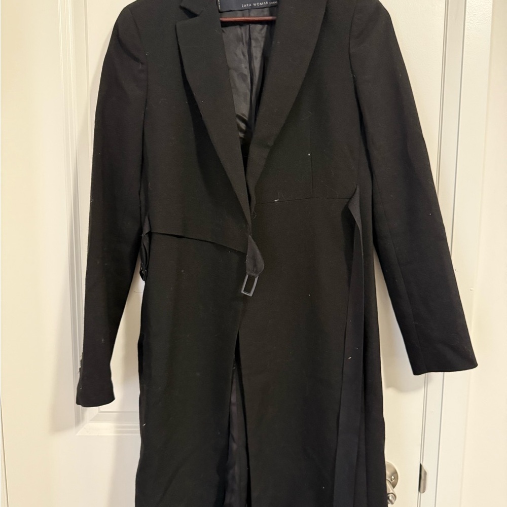 Zara Woman Studio Black Coat